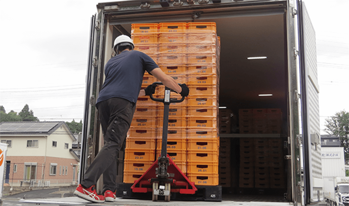 荷物の積み下ろし